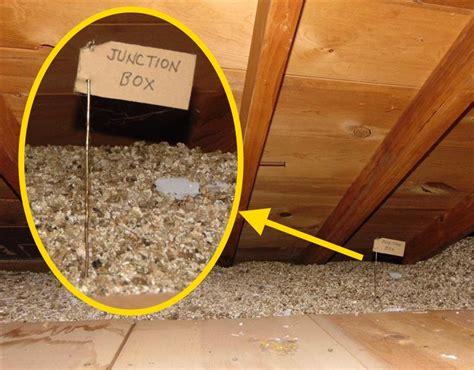 can you have a covered junction box in the attic|attic junction box under insulation.